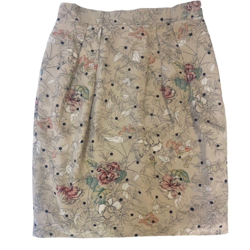 PERRY Ellis Portfolio Vintage Silk Skirt